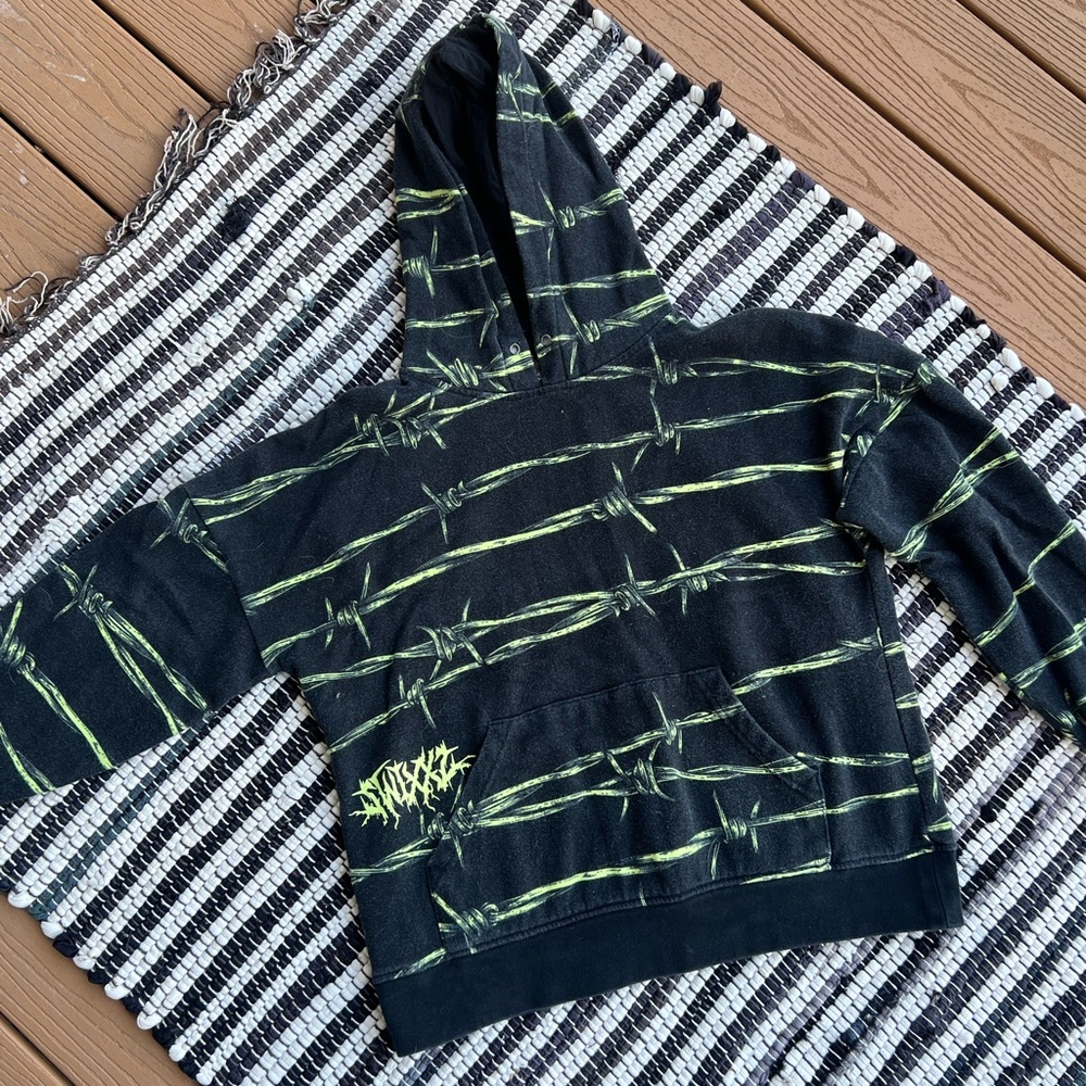 barbed wire hoodie